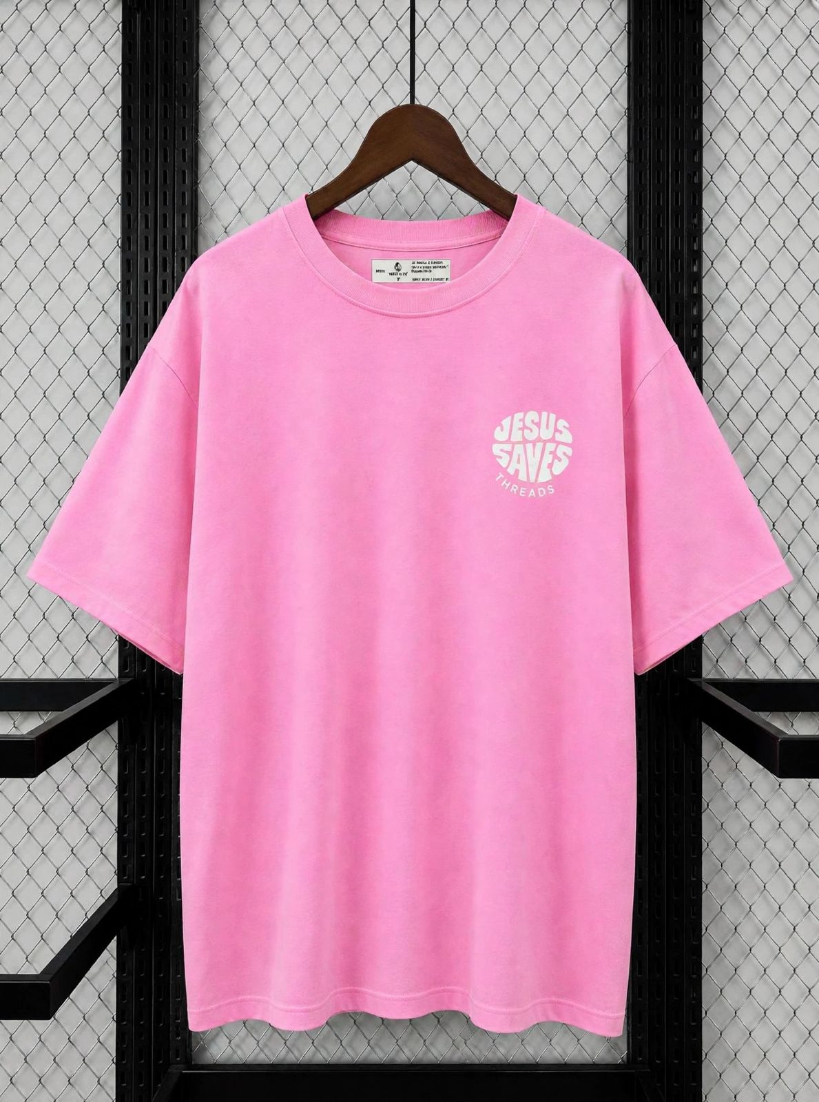 Camiseta Oversized Jesus Saves