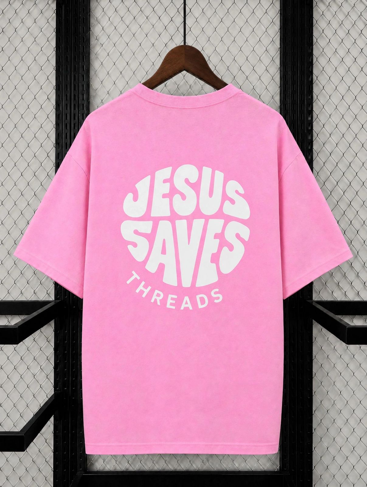 Camiseta Oversized Jesus Saves