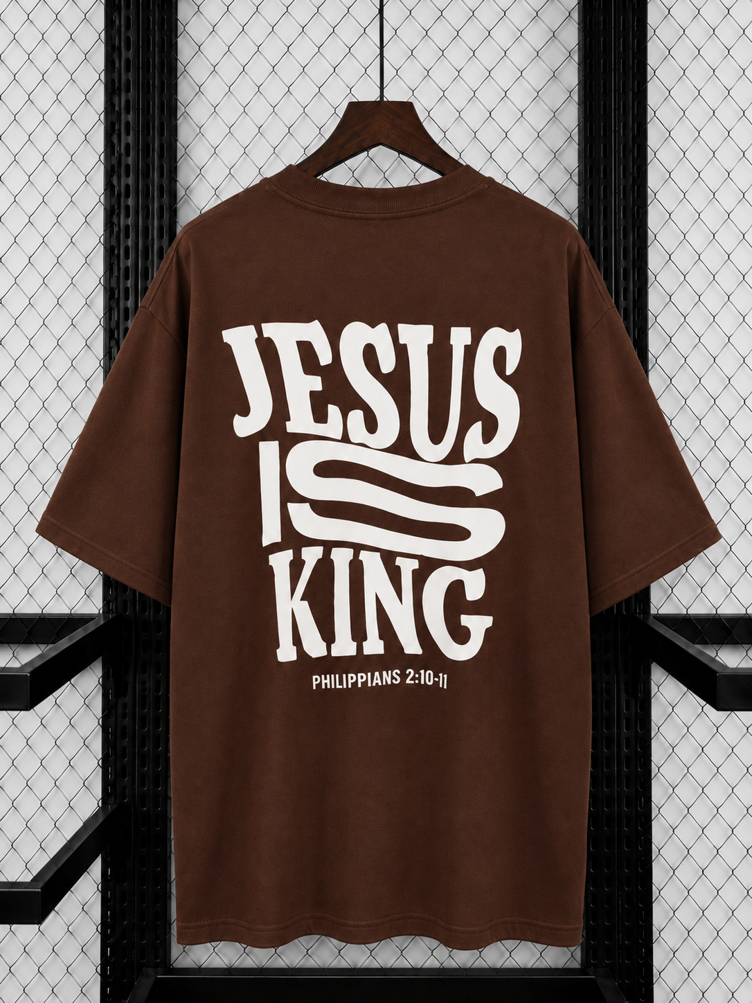 Camiseta Oversized Jesus Is King