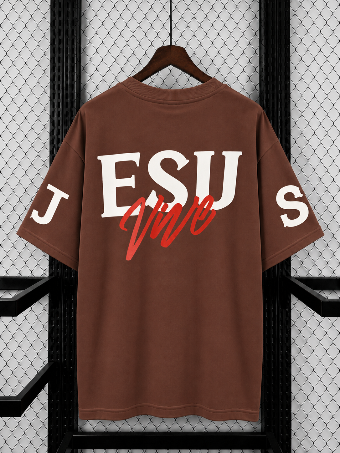 Camiseta Oversized Jesus Vive Style