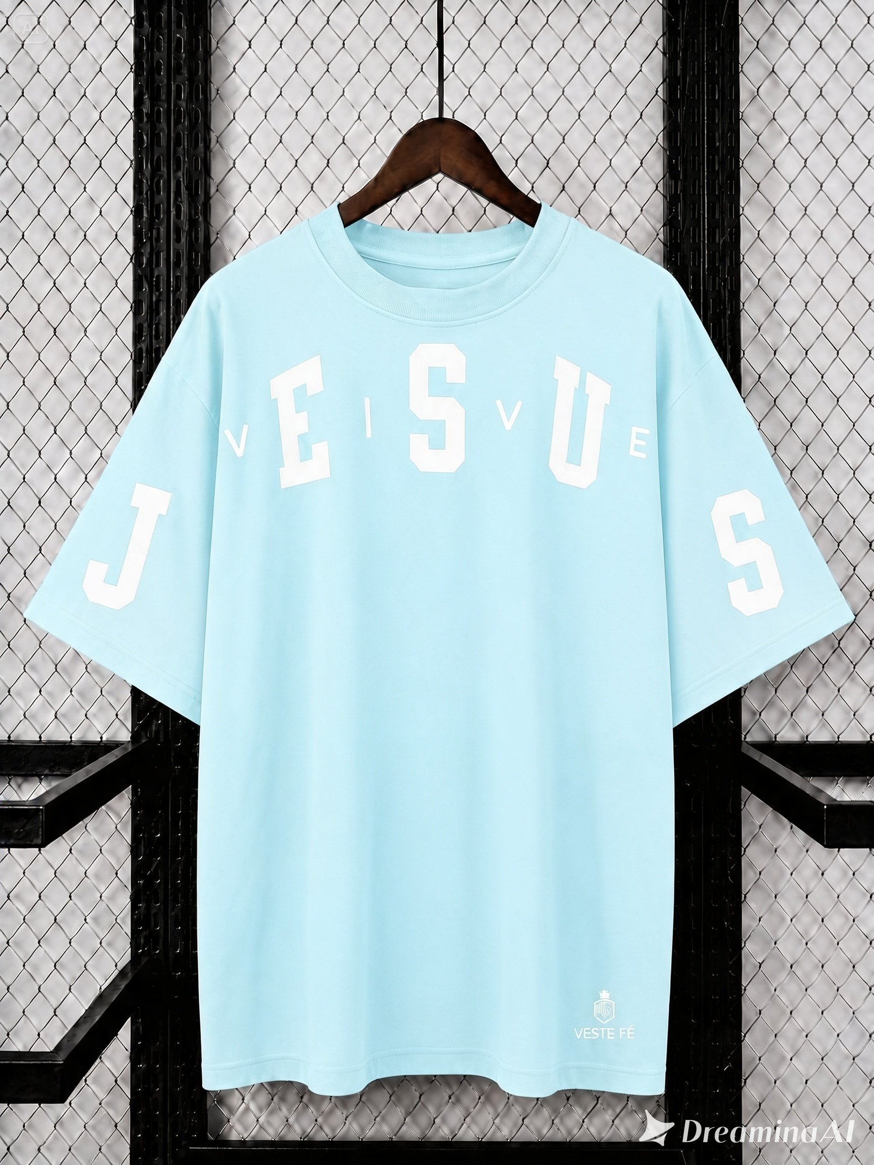 Camiseta Oversized Jesus Vive