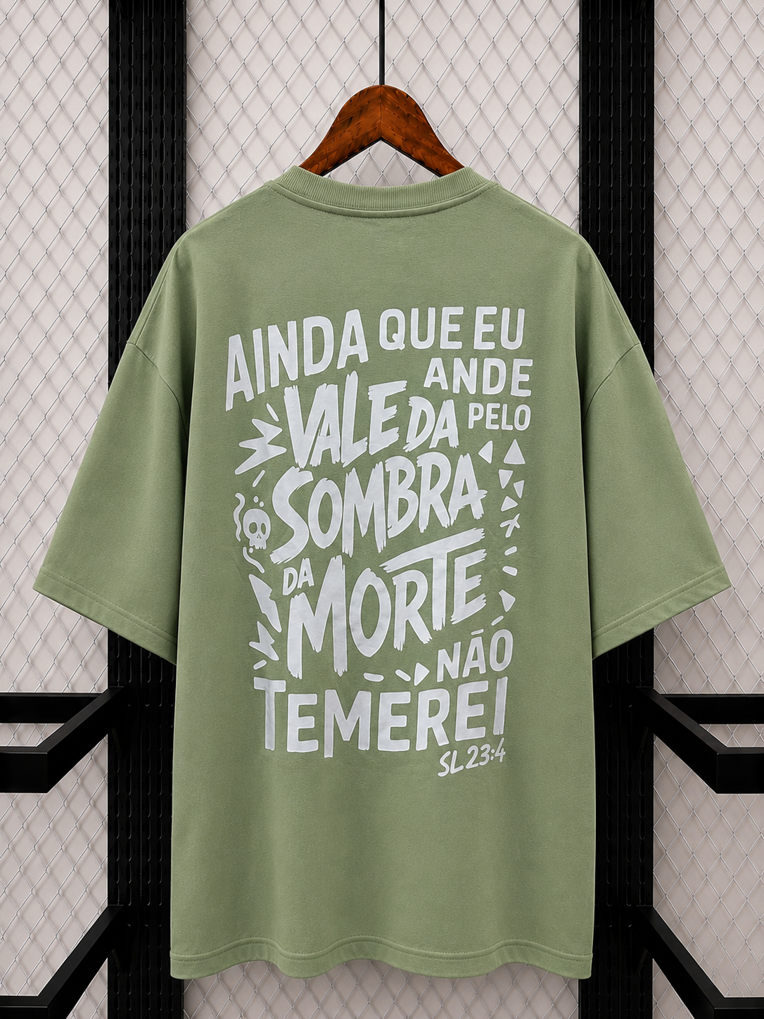 Camiseta Oversized Salmo 23:4