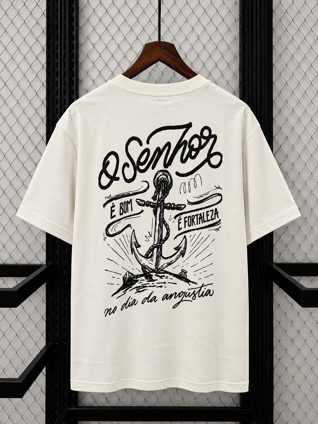 Camiseta Oversized O Senhor É Bom