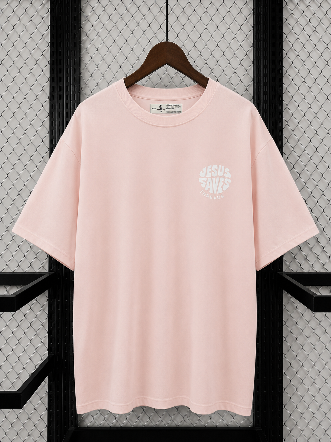 Camiseta Oversized Jesus Saves